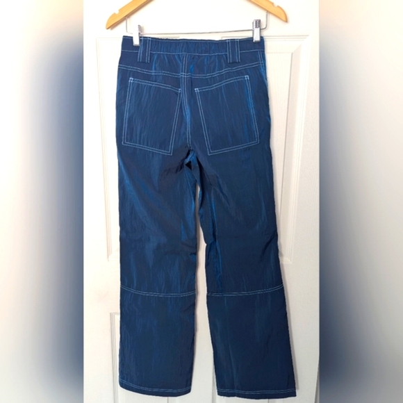 BNWOT Silence+Noise Women's Reflective Jogger/Track Pants with White Stitching - Picture 5 of 13